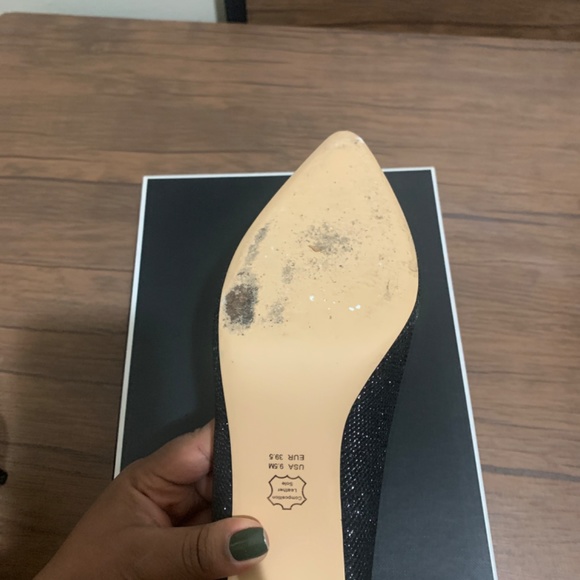 Nina Black Sparkle Shoes (NINA 85- yf) - Picture 4 of 4